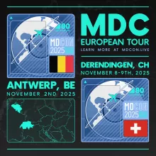 MDCon Road Show European Tour Logo