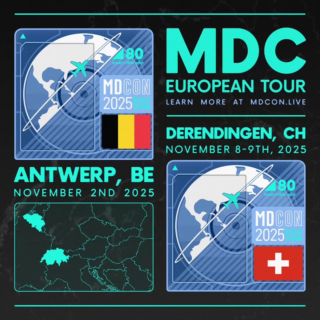 MDCon Road Show European Tour Logo